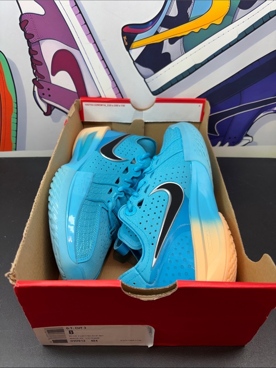 Brand New NO BOX LID! Nike Air Zoom GT Cut 3 “Blue Fury” main image 9